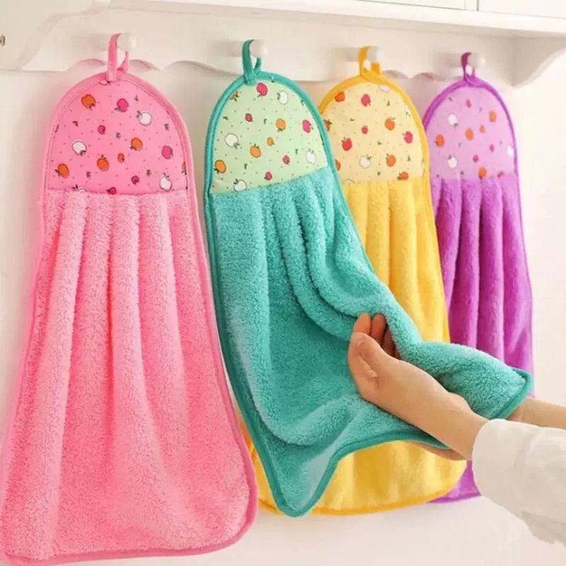 Kit Com 3 Bate Mão Atoalhado Para Cozinha