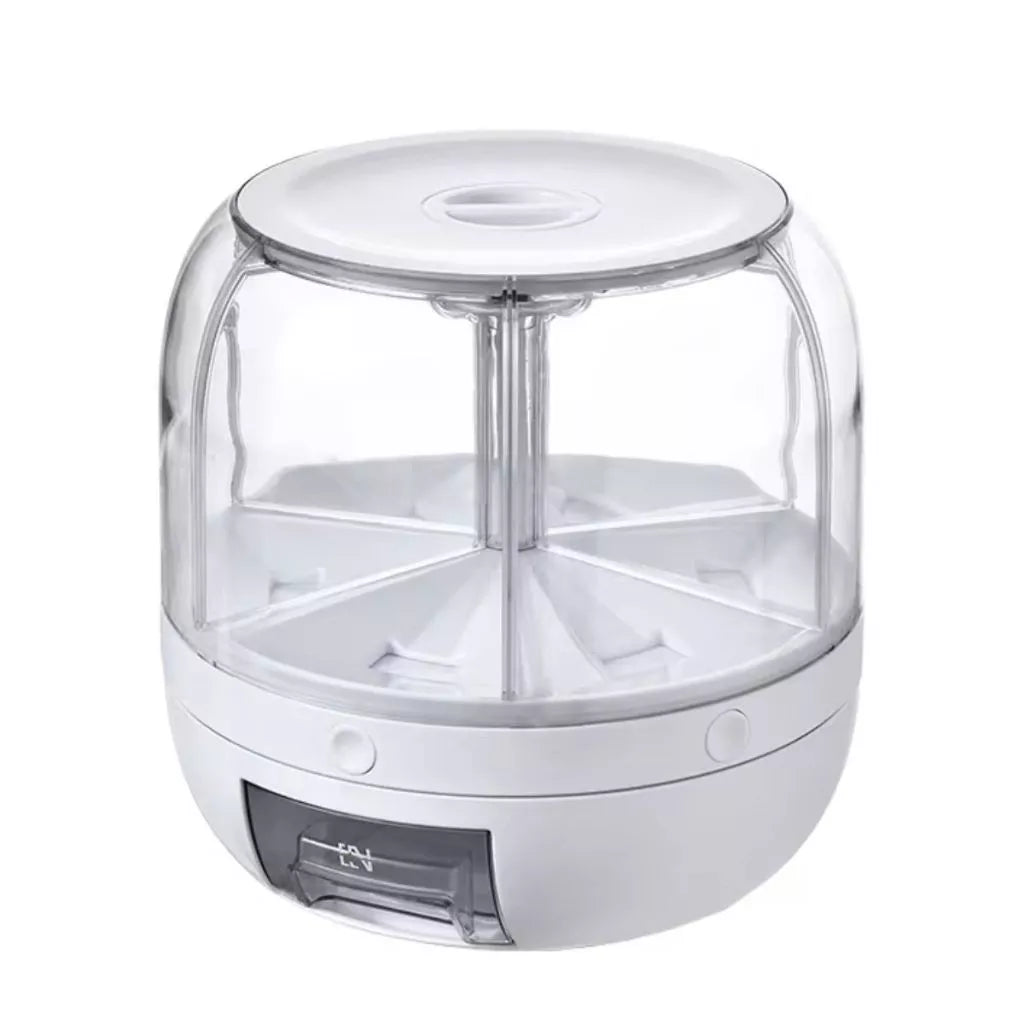 Dispenser Giratório para Alimentos com 6 Compartimentos