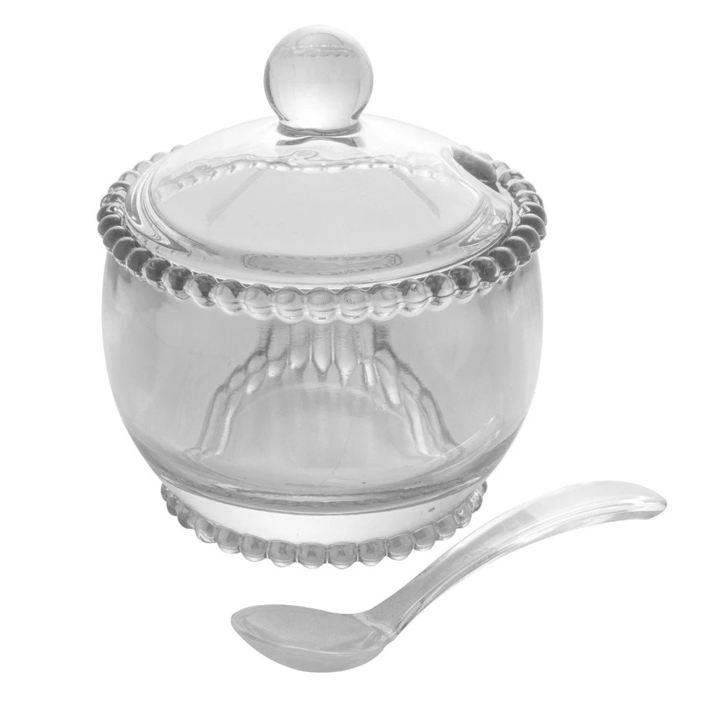 Açucareiro de Vidro com Colher 200ml