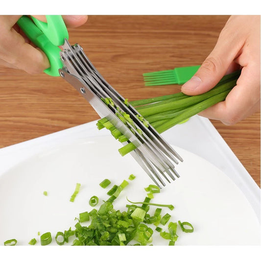 Tesoura Para Cortar Ervas 5 Lâminas Ervique