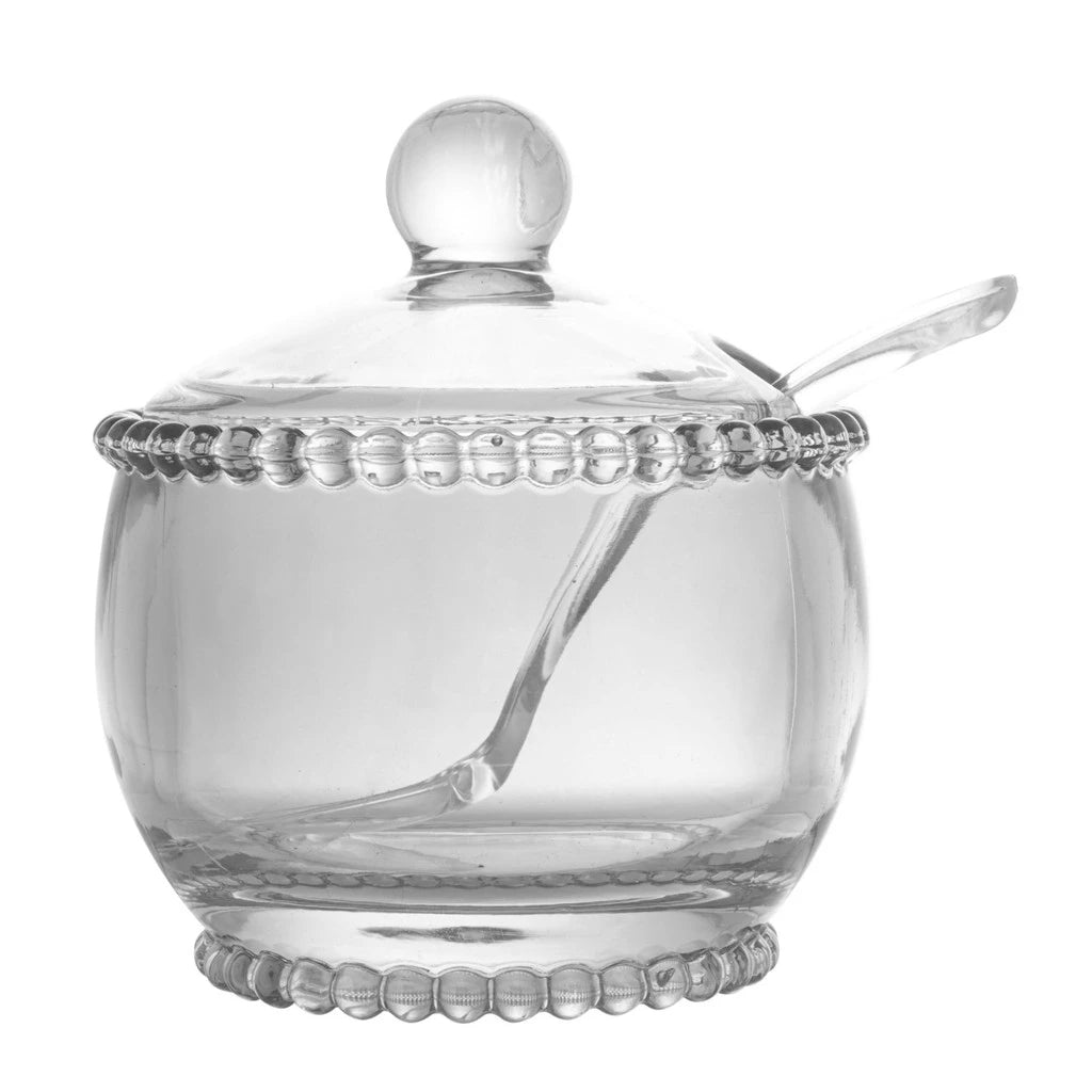 Açucareiro de Vidro com Colher 200ml