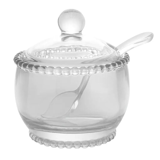 Açucareiro de Vidro com Colher 200ml