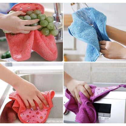 Kit Com 3 Bate Mão Atoalhado Para Cozinha