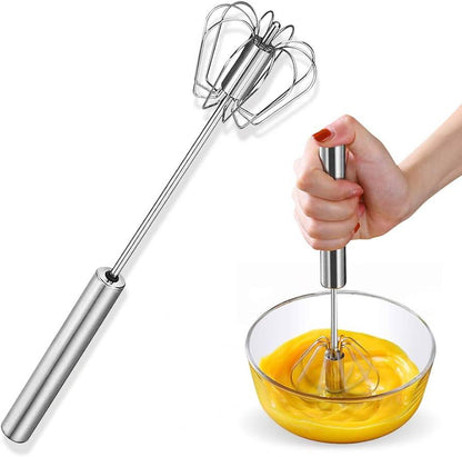 Batedor de Ovos Semiautomático Inox QuickMix
