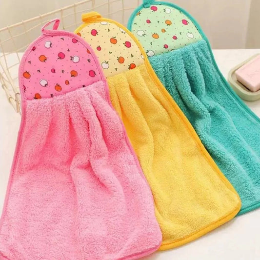 Kit Com 3 Bate Mão Atoalhado Para Cozinha