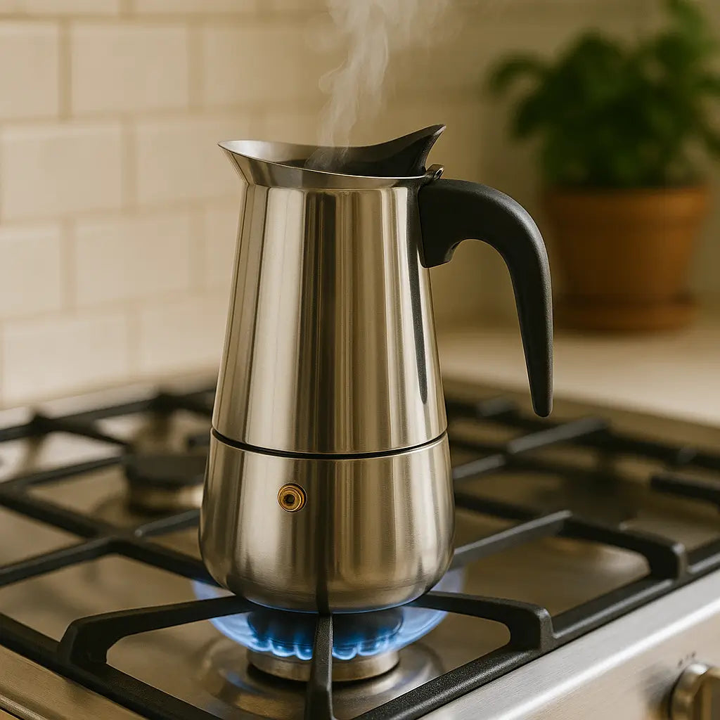 Cafeteira Italiana Aço Inox 450ml