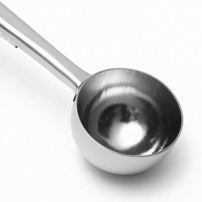 Colher Medidora de Café Inox com Prendedor Clipressia