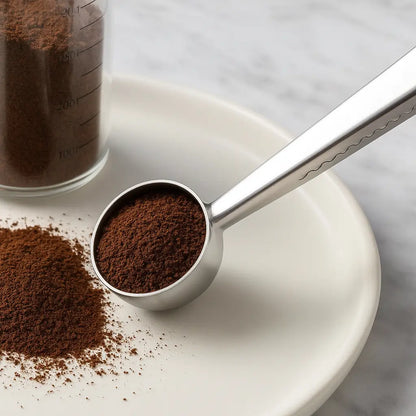 Colher Medidora de Café Inox com Prendedor Clipressia