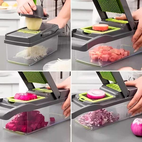 Cortador e Picador de Legumes 12 em 1 PraticChef