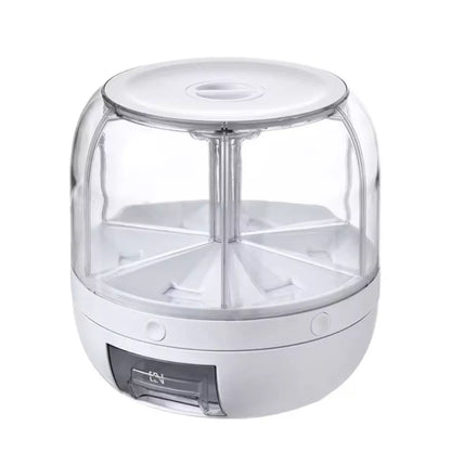 Dispenser Giratório para Alimentos com 6 Compartimentos