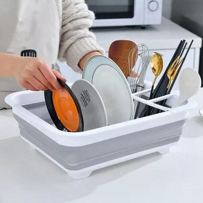 Escorredor de Louças Retrátil em Silicone DryEasy