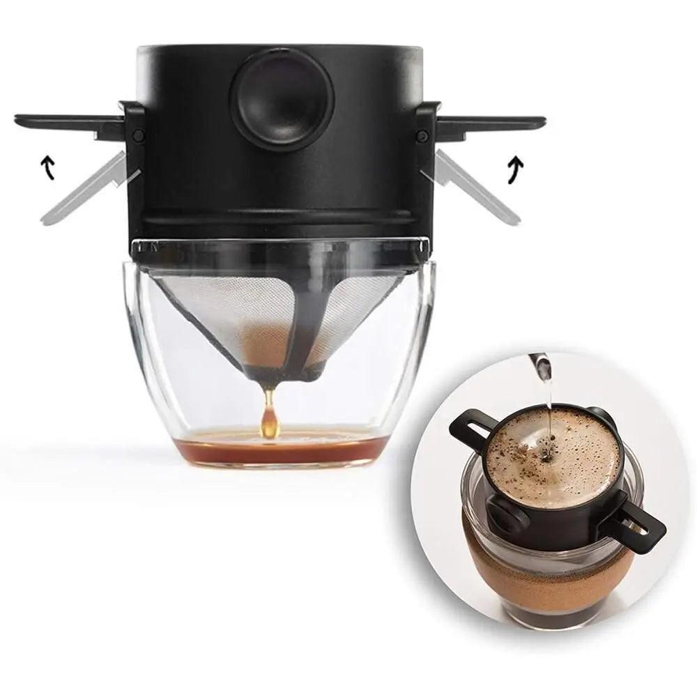 Filtro Coador de Café Dobrável Inox CaféPocket