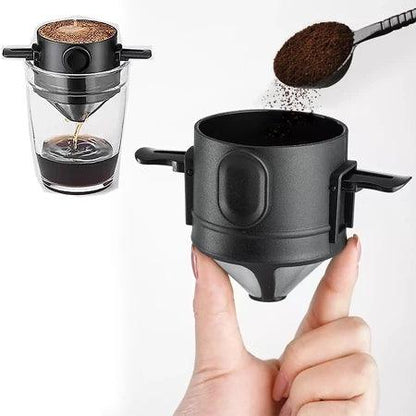 Filtro Coador de Café Dobrável Inox CaféPocket