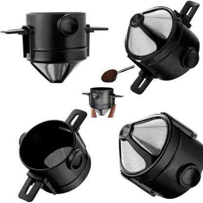 Filtro Coador de Café Dobrável Inox CaféPocket