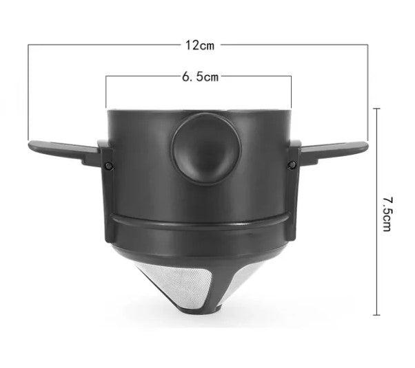 Filtro Coador de Café Dobrável Inox CaféPocket
