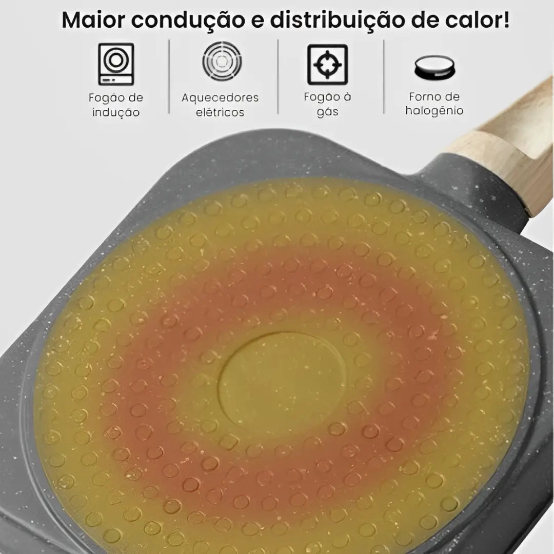 Frigideira Antiaderente 3 em 1 TriChef
