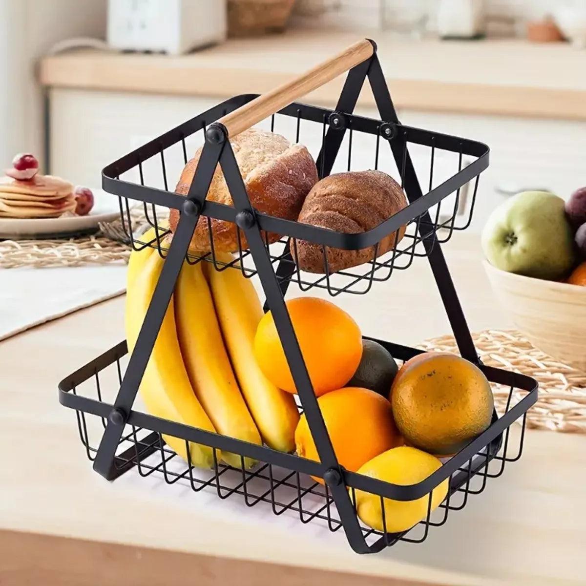 Fruteira de Mesa Aramada 2 Andares