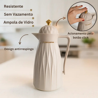 Garrafa Térmica de Café Vintage 1 Litro