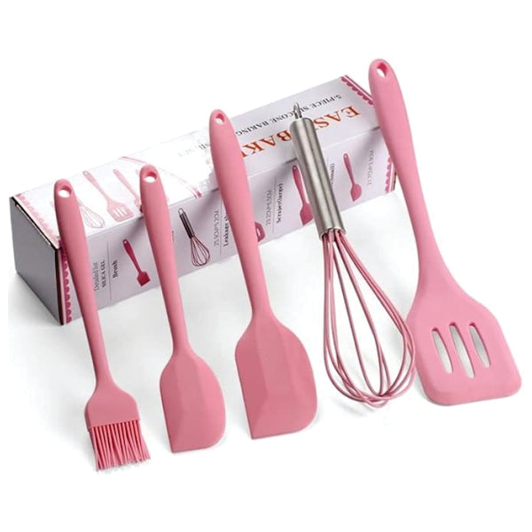 Kit 5 Utensílios de Cozinha em Silicone