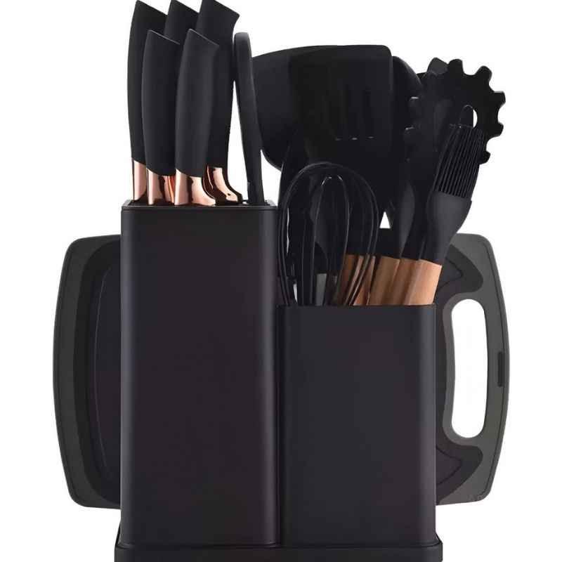 Kit Utensílios de Cozinha de Silicone 19 Peças