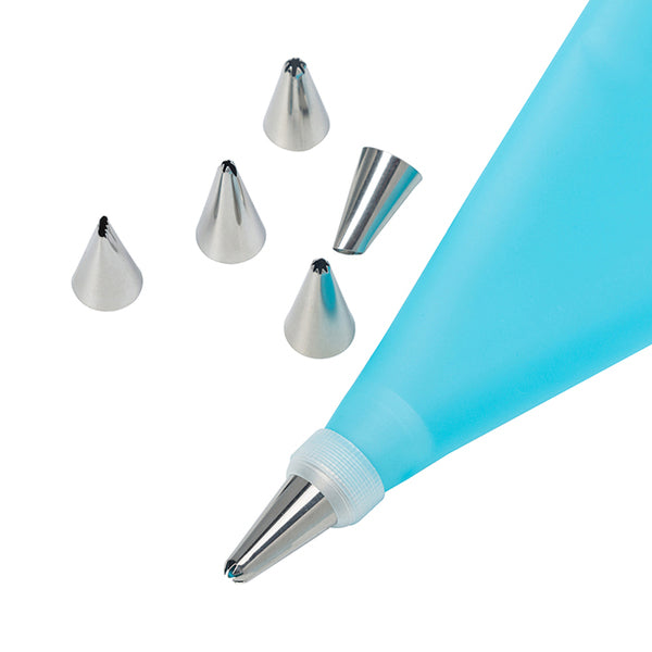 Kit Saco de Confeitar de Silicone Com 23 Bicos Para Decoração
