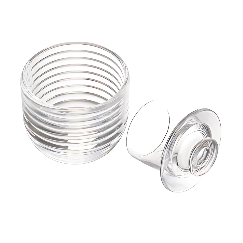 Manteigueira de Vidro Francesa Colmeia 150g