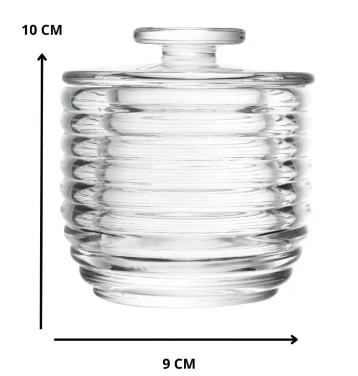 Manteigueira de Vidro Francesa Colmeia 150g