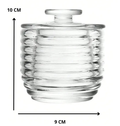 Manteigueira de Vidro Francesa Colmeia 150g