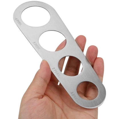 Medidor de Macarrão em Aço Inox
