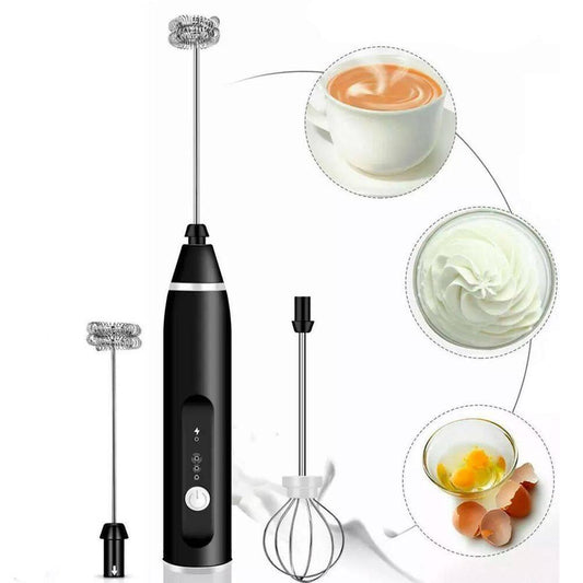 Mini Mixer Batedor e Espumador Elétrico 2 em 1 MixPro