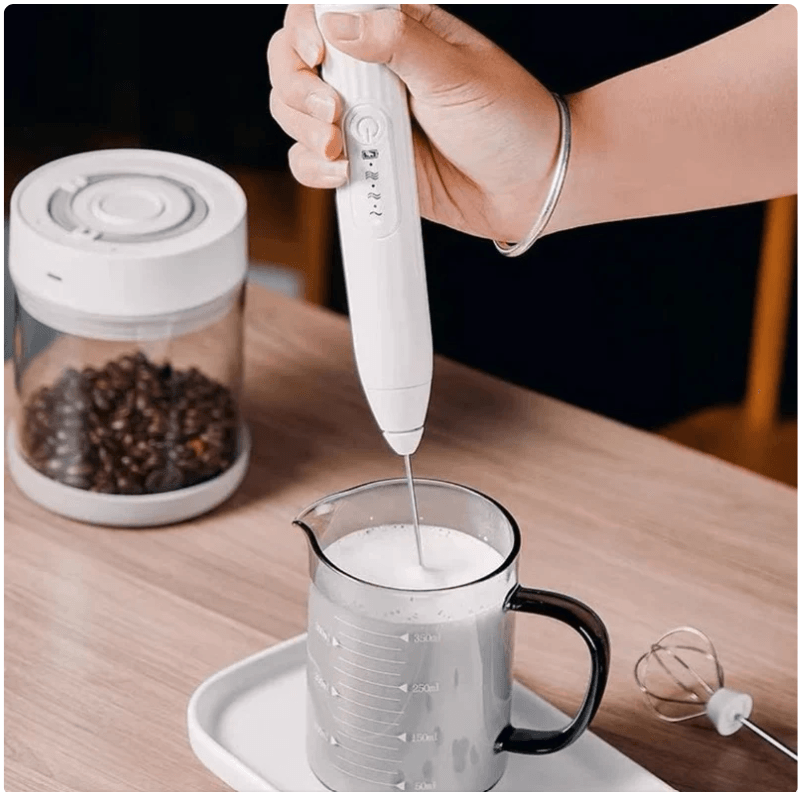 Mini Mixer Batedor e Espumador Elétrico 2 em 1 MixPro