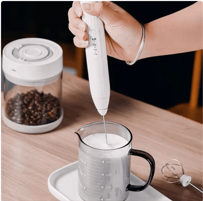 Mini Mixer Batedor e Espumador Elétrico 2 em 1 MixPro