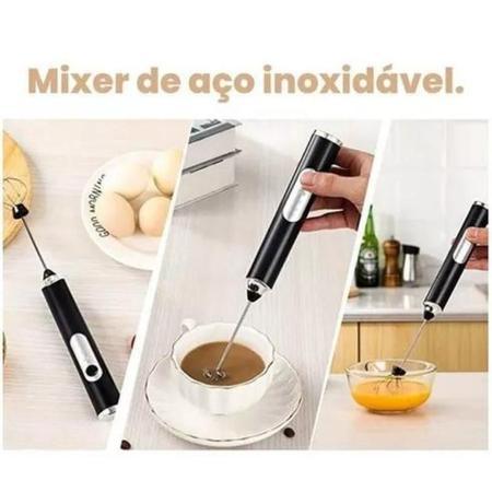 Mini Mixer Batedor e Espumador Elétrico 2 em 1 MixPro
