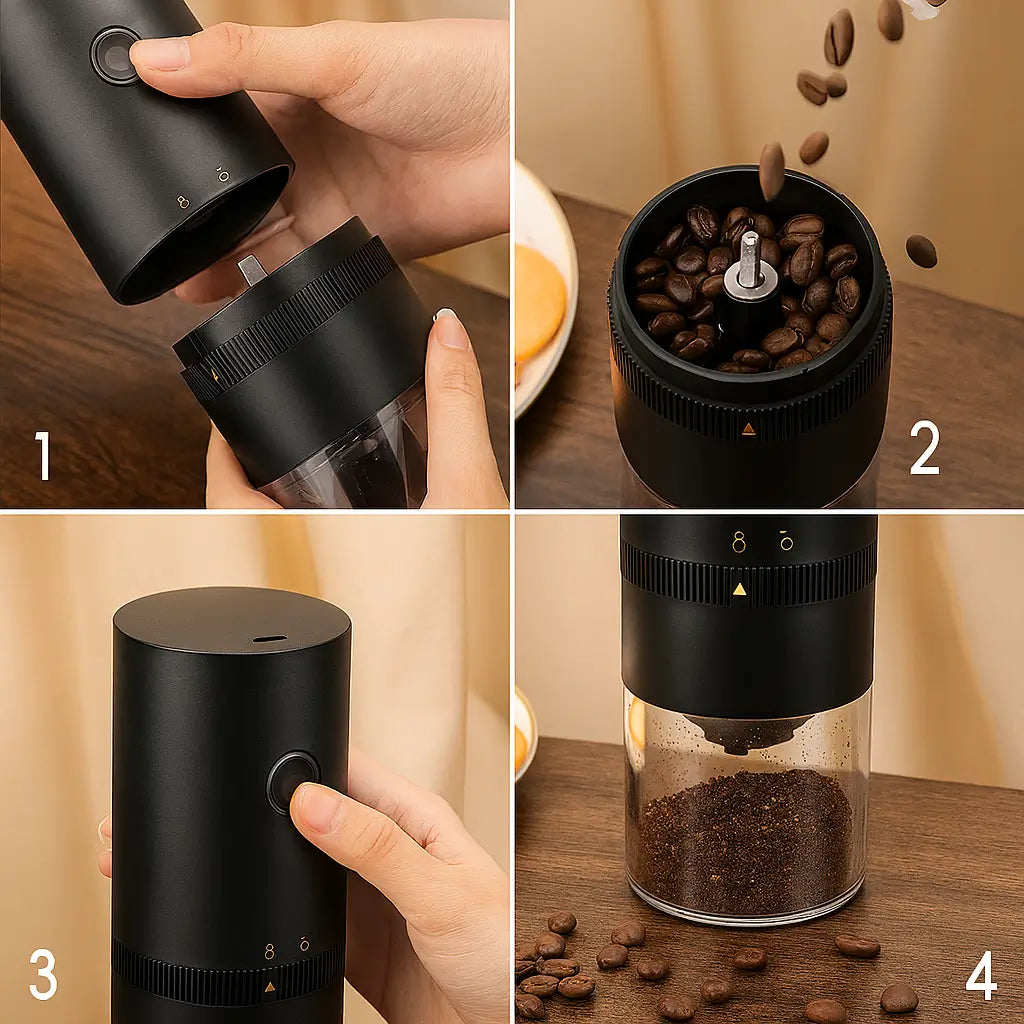 Moedor de Café Elétrico Recarregável GranoPro