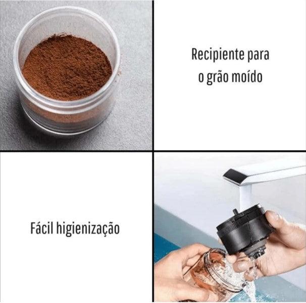 Moedor de Café Elétrico Recarregável GranoPro