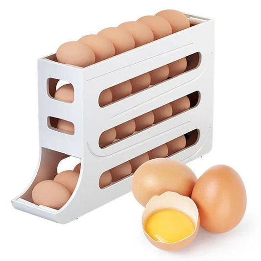 Organizador de Ovos Deslizante Para 30 Ovos EggBox