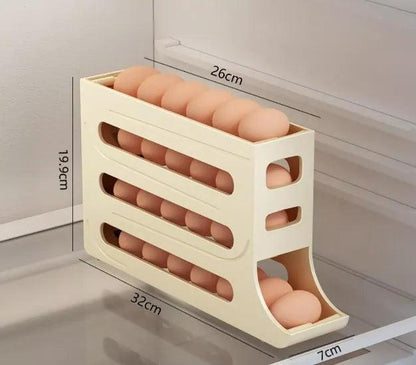 Organizador de Ovos Deslizante Para 30 Ovos EggBox