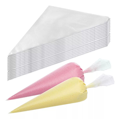 Saco de Confeitar Descartável Resistente 100 Unid.
