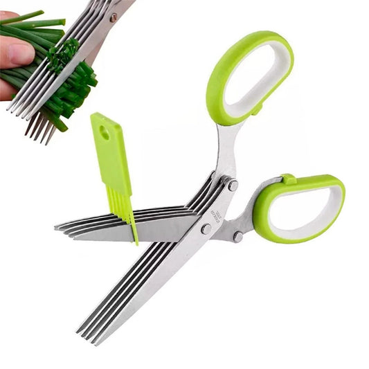 Tesoura Para Cortar Ervas 5 Lâminas Ervique